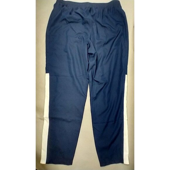 Under Armour Vital Track Pants Mens XL Navy Style Athletic Warm Up Zip Ankle - Picture 12 of 13